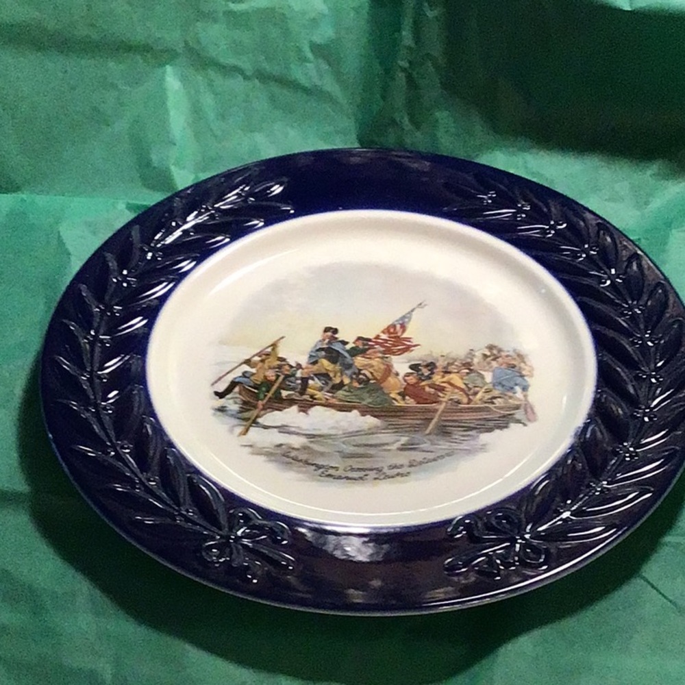 Collector Plate “Washington Crossing The Delaware”